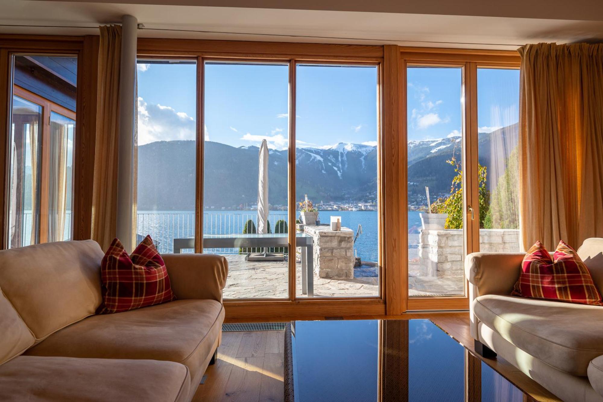 Finest Lakeside Villa Zell Am See By All In One Apartments Erlberg Экстерьер фото